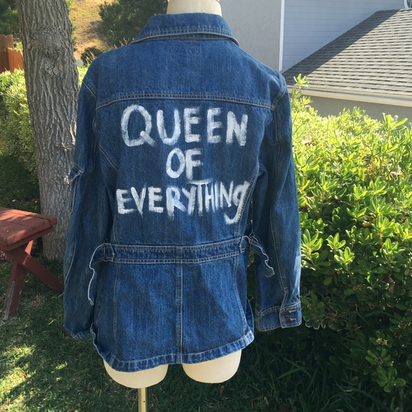 Liz Claiborne Jackets & Blazers - Customized Oversized Jean Jacket